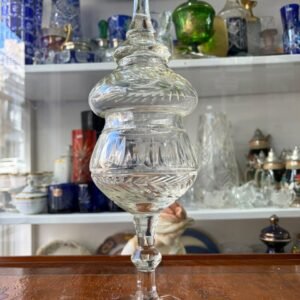 Caramelera de cristal tallado