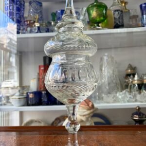 Caramelera de cristal tallado