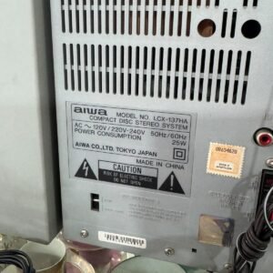 Minicomponente AIWA con control remoto