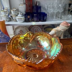 Ensaladera carnival glass