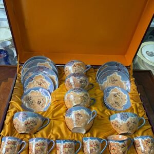 Juego de té y café porcelana japonesa pintada a mano