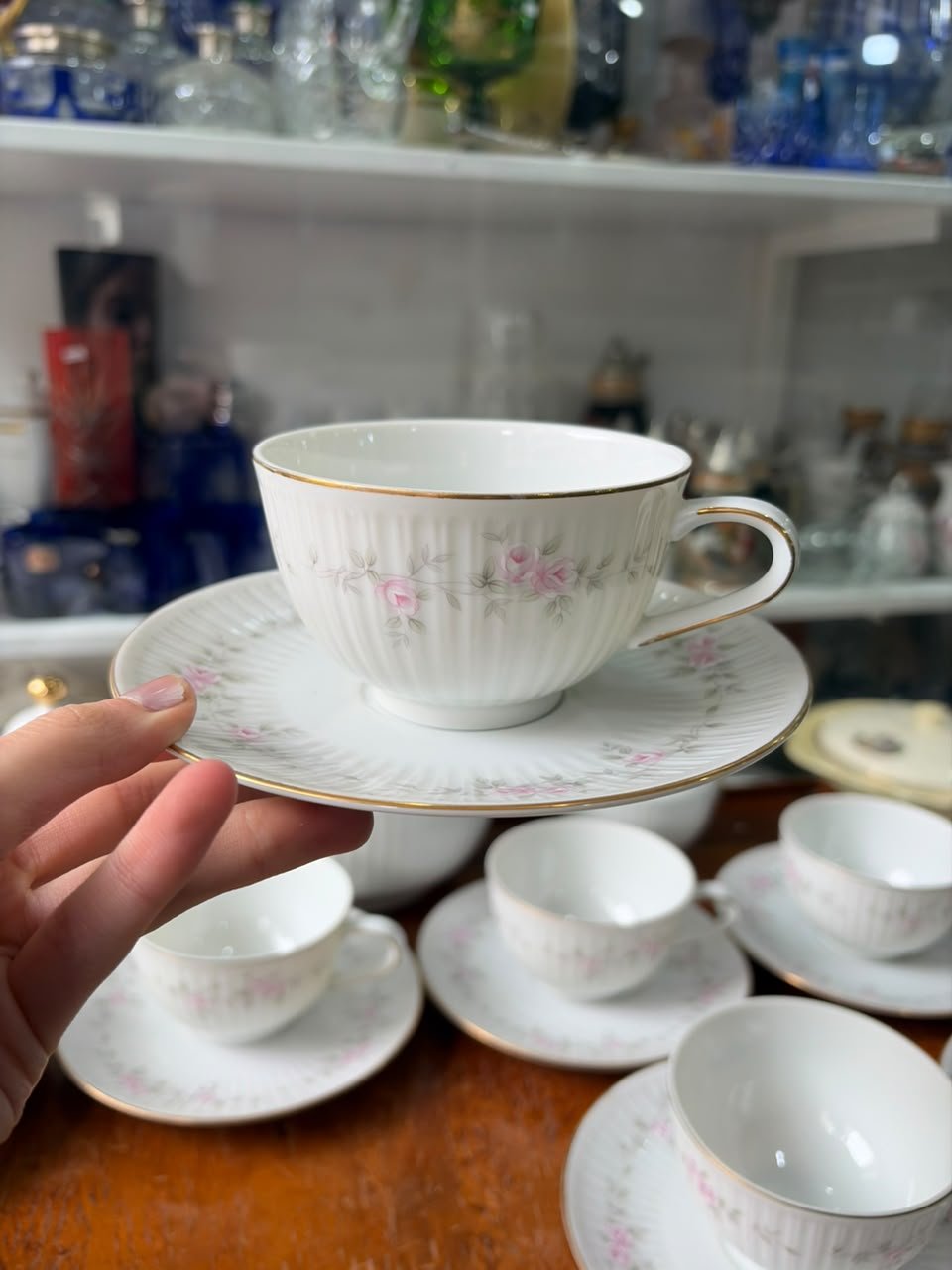 Juego de té porcelana tsuji completo para 12 personas - Imagen 8