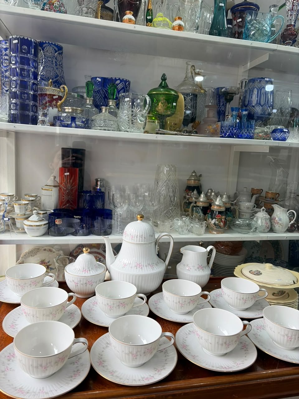 Juego de té porcelana tsuji completo para 12 personas - Imagen 2