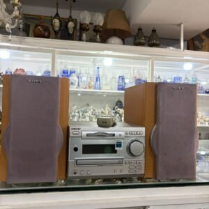Equipo de música SONY cd, minidisc, radio AM FM con control