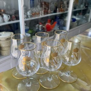 Juego de 6 copas de cristal NAPOLEON
