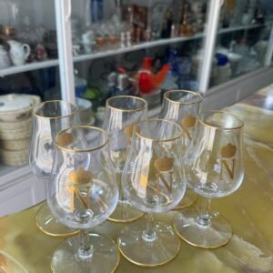 Juego de 6 copas de cristal NAPOLEON