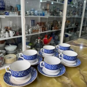 Juego de 6 dúos de té ingleses