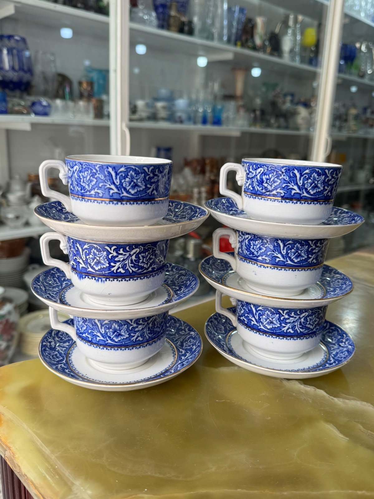 Juego de 6 dúos de té ingleses