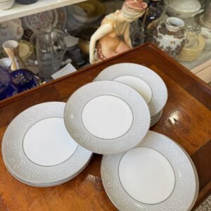 Juego de 10 platos de postre porcelana NORITAKE