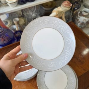 Juego de 10 platos de postre porcelana NORITAKE