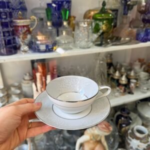 Juego de 10 dúos de té porcelana NORITAKE