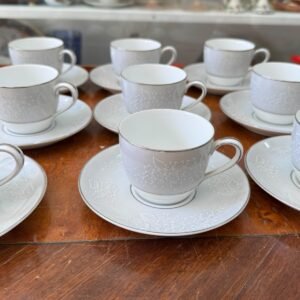 Juego de 10 dúos de café porcelana NORITAKE