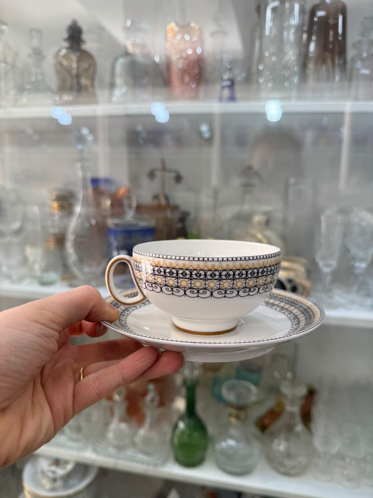 Juego de té porcelana verbano para 8 personas - Imagen 2