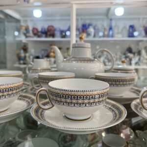 Juego de té porcelana verbano para 8 personas