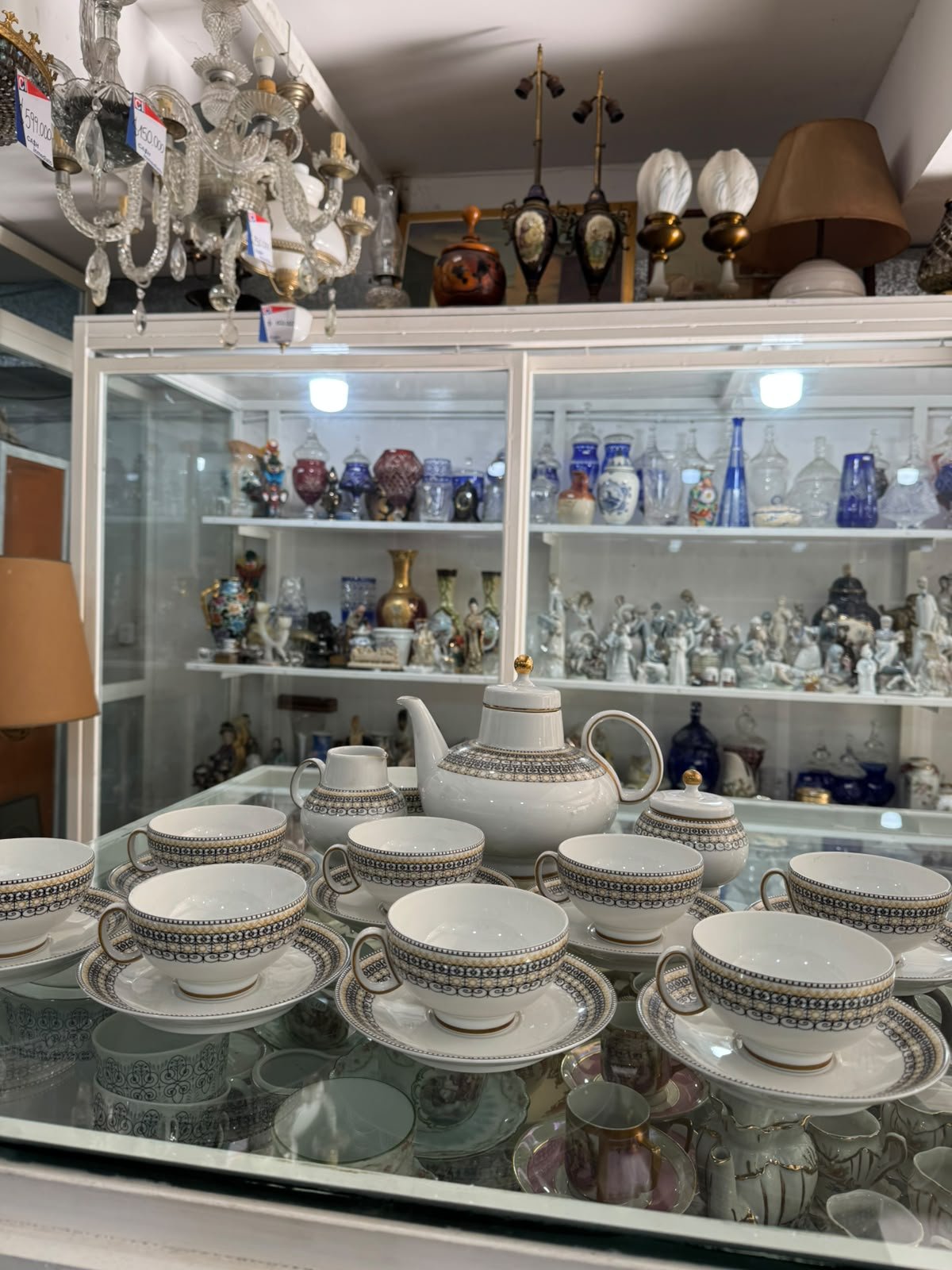 Juego de té porcelana verbano para 8 personas - Imagen 4