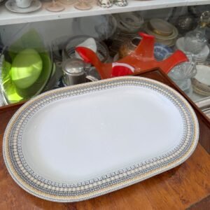Fuente oval grande porcelana verbano