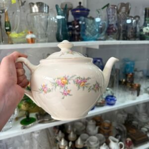 Tetera con flores