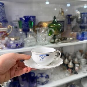 Dúo de café porcelana checoslovaca