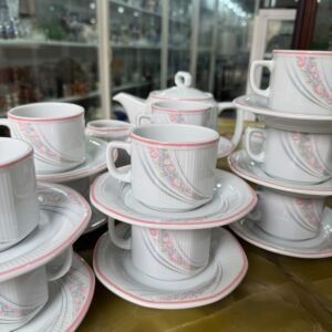 Juego de té porcelana tsuji para 11 personas