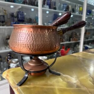 Fondeau de cobre con 6 pinches