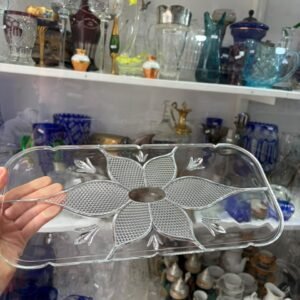 Fuente budinera de cristal