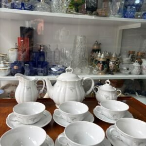 Juego de té porcelana verbano para 6 personas