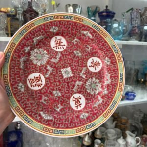 Plato porcelana oriental