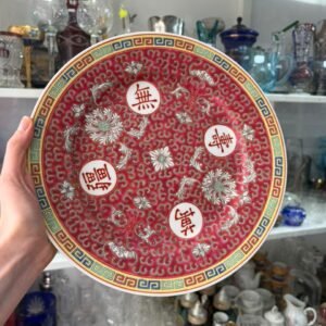 Plato porcelana oriental
