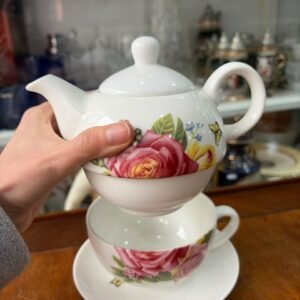Tetera individual con taza