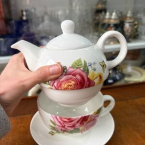 Tetera individual con taza