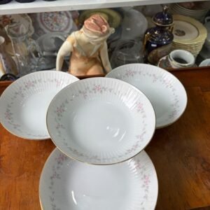 Juego de 6 platos hondos porcelana Tsuji