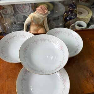 Juego de 6 platos hondos porcelana Tsuji
