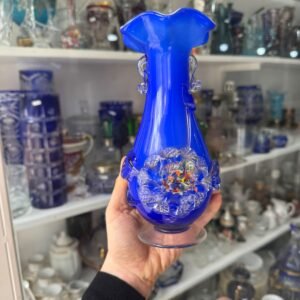 Florero de murano azul