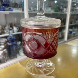 Caramelera de cristal súper tallado