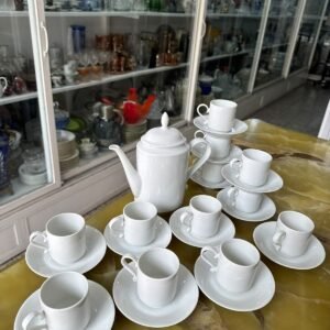 Juego de café porcelana verbano para 12 personas