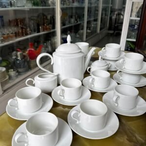 Juego de café porcelana verbano para 12 personas