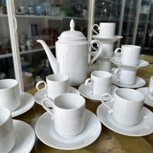 Juego de café porcelana verbano para 12 personas