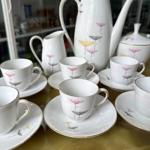 Juego de café porcelana verbano