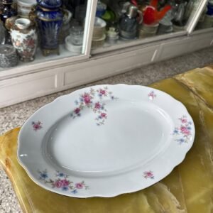 Fuente oval porcelana verbano