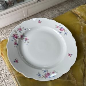 Fuente redonda porcelana verbano