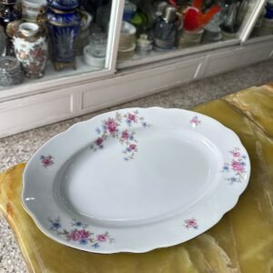 Fuente oval porcelana verbano
