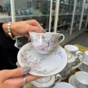 Juego de té porcelana tsuji para 11 personas