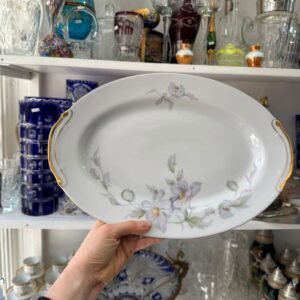 Fuente oval porcelana tsuji