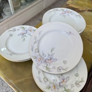 Juego de 17 platos de postre o de pan porcelana tsuji