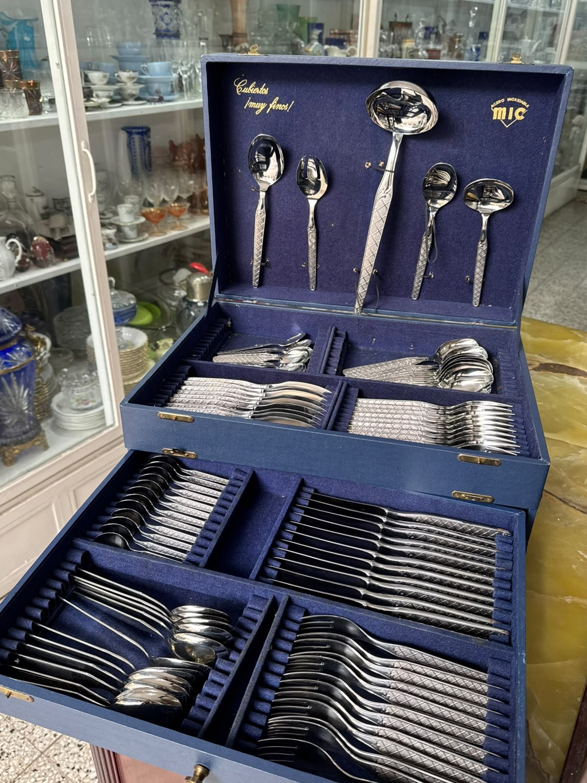 Juego de cubiertos MIC en caja completo para 12 - 101 piezas - Imagen 3