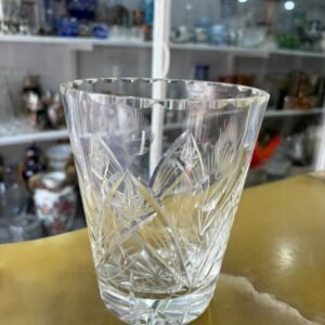 Hielera de cristal súper tallado