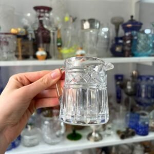 Jarra limonera de cristal súper tallado