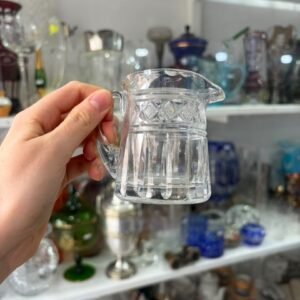 Jarra limonera de cristal súper tallado
