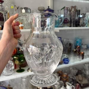 Jarra de cristal súper tallado