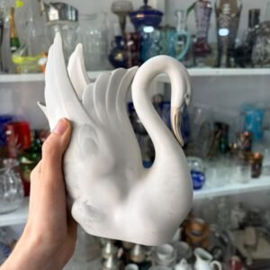 Cisne de porcelana española